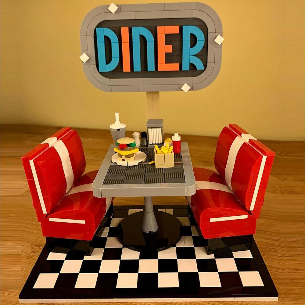 Retro Diner, von Zachary Steinman  - BuildaMOC