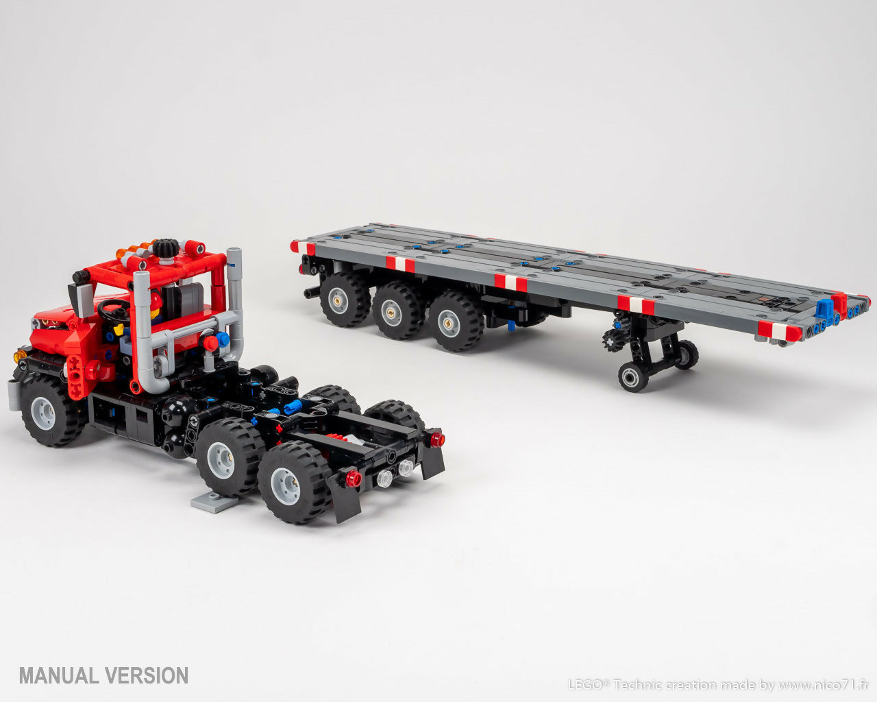 Heavy-Duty Truck and Steering Axle Trailer