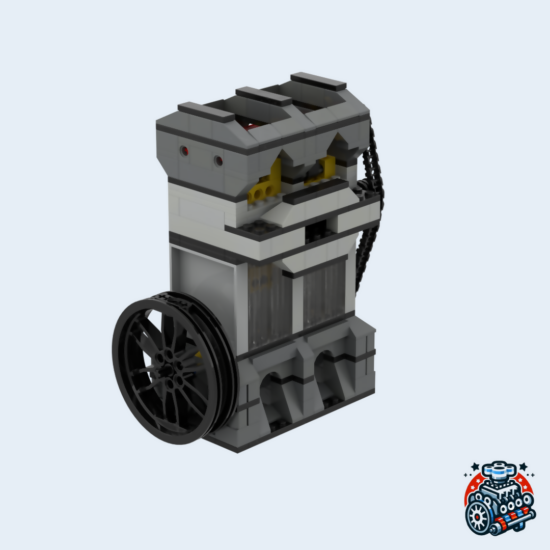 DOHC Inline 2 Cylinder Vacuum Engine