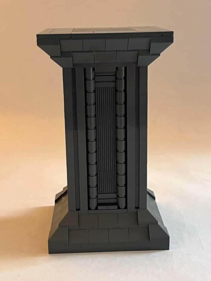 Brick Pedestal, by Zachary Steinman - BuildaMOC