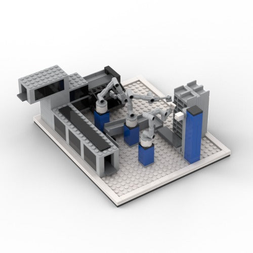Green Mile, view of the custom brick model