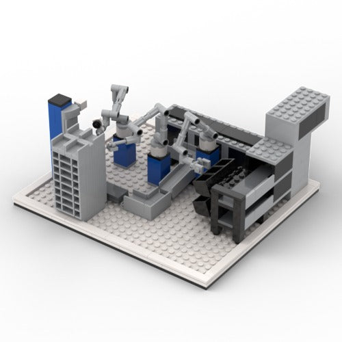 Green Mile, view of the custom brick model