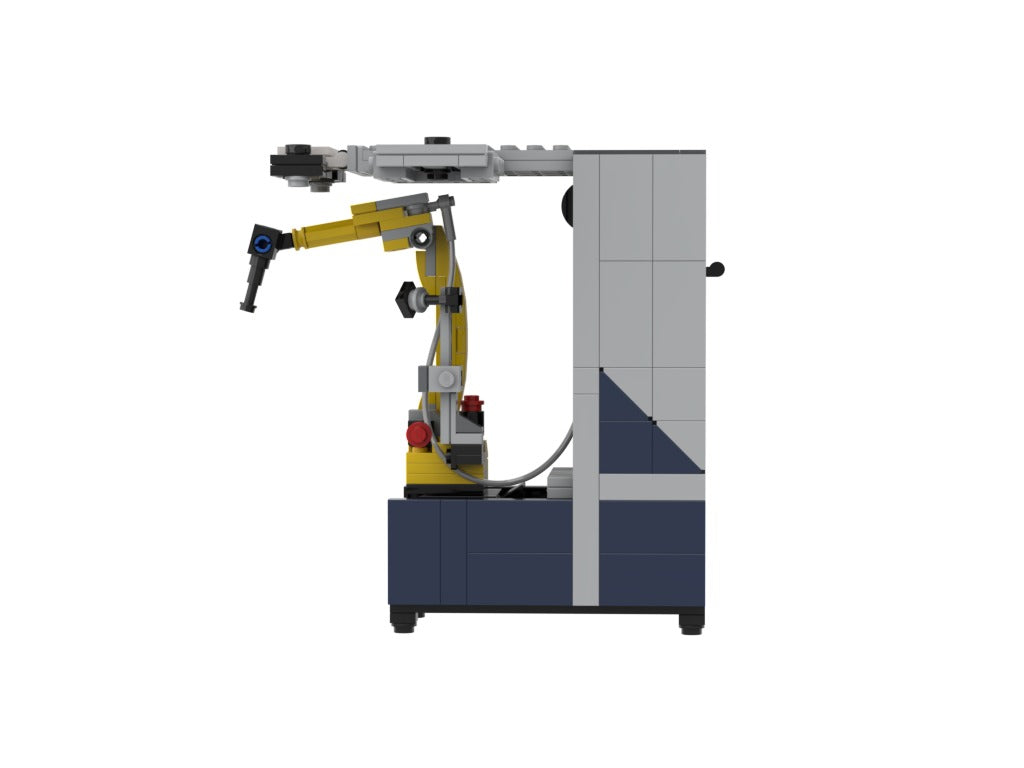 Sparrow, view of the custom brick model