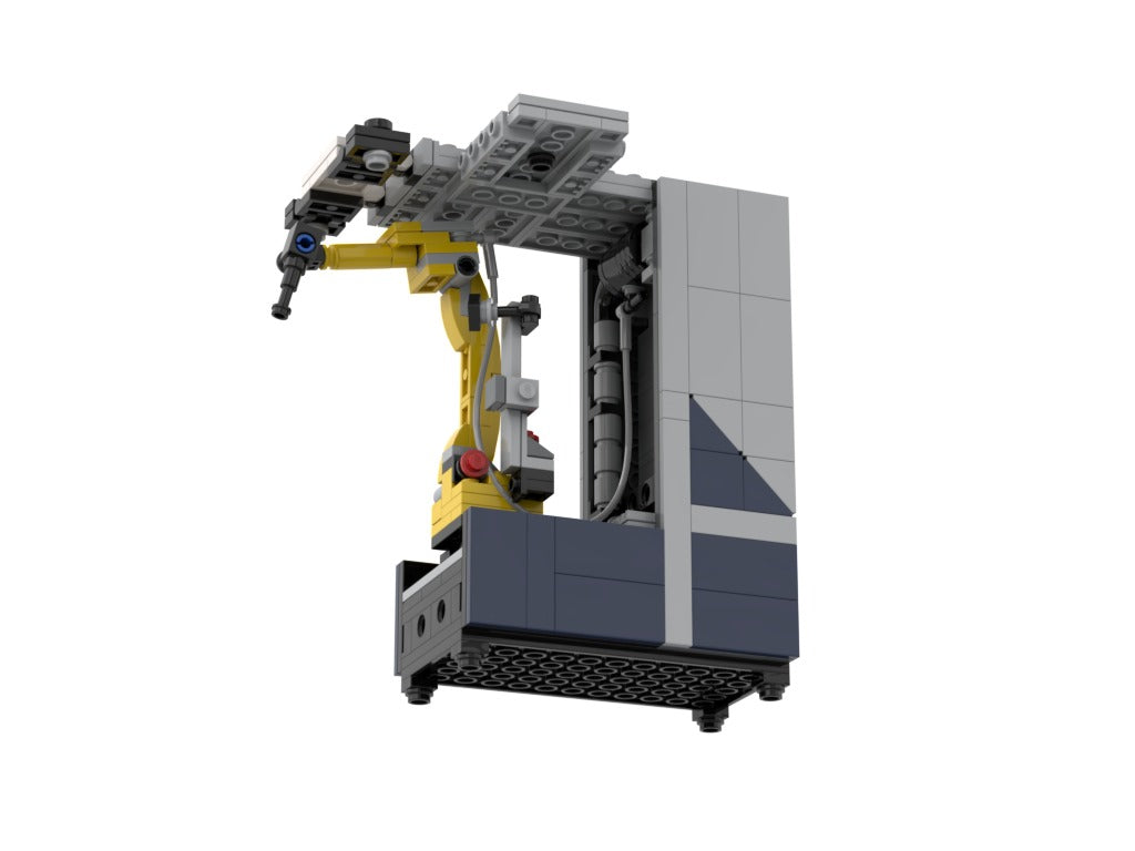 Sparrow, view of the custom brick model