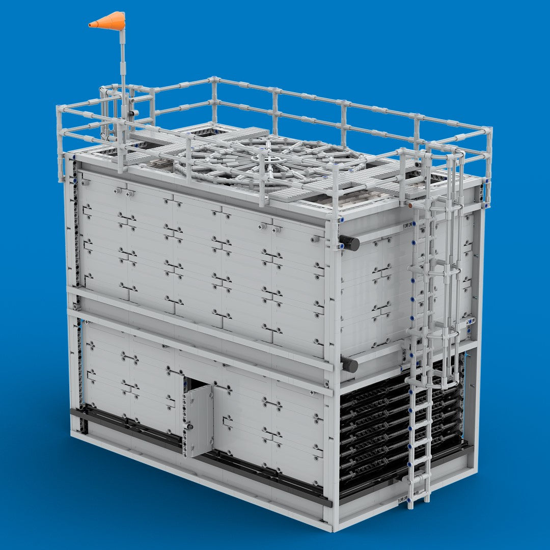 Baltimore Aircoil CXVT Evaporative Condenser Display Model, render of the model