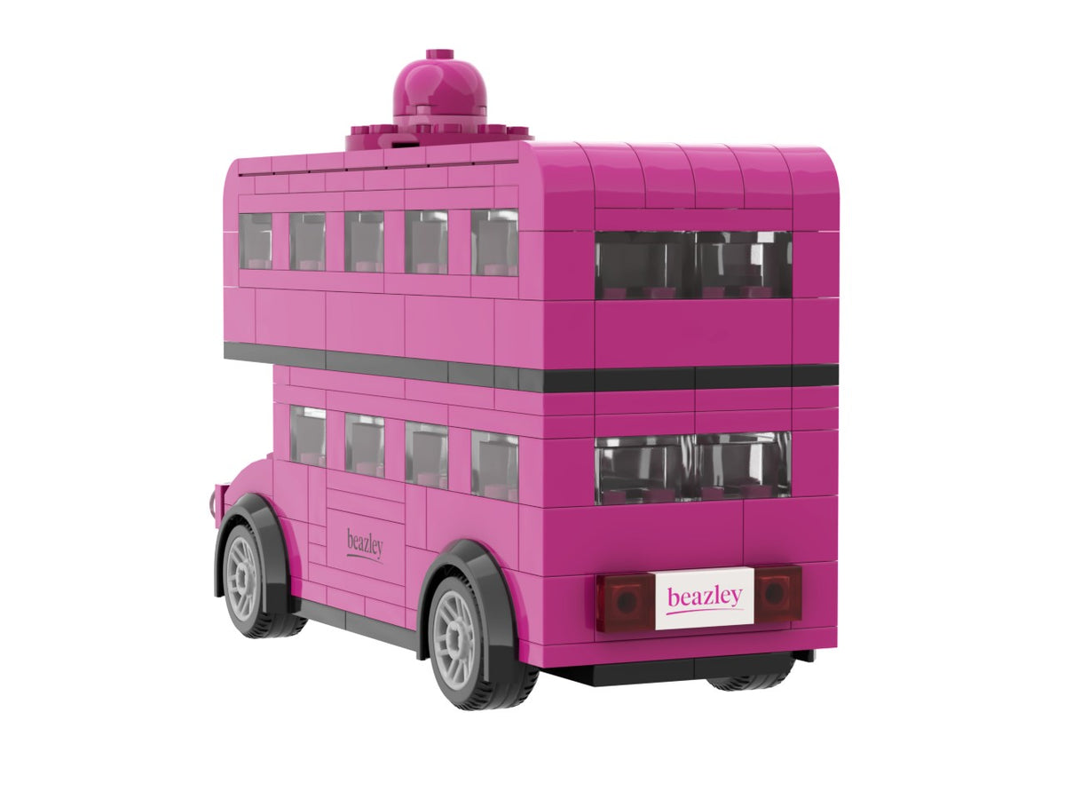 Beazley Bowler Bus Building Kit, rear three-quarter render of the bus
