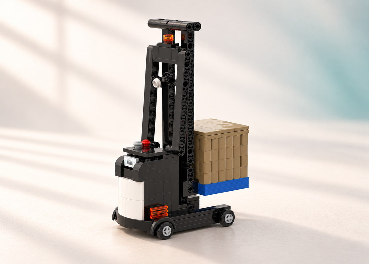 DHL autonomous forklift model, studio cover