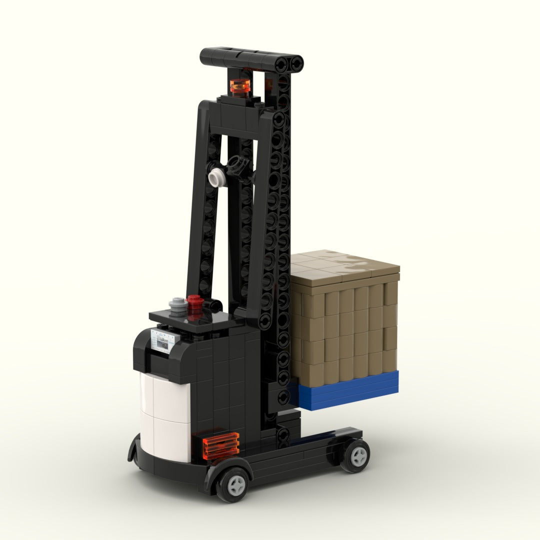 DHL autonomous forklift model, render of the model 1