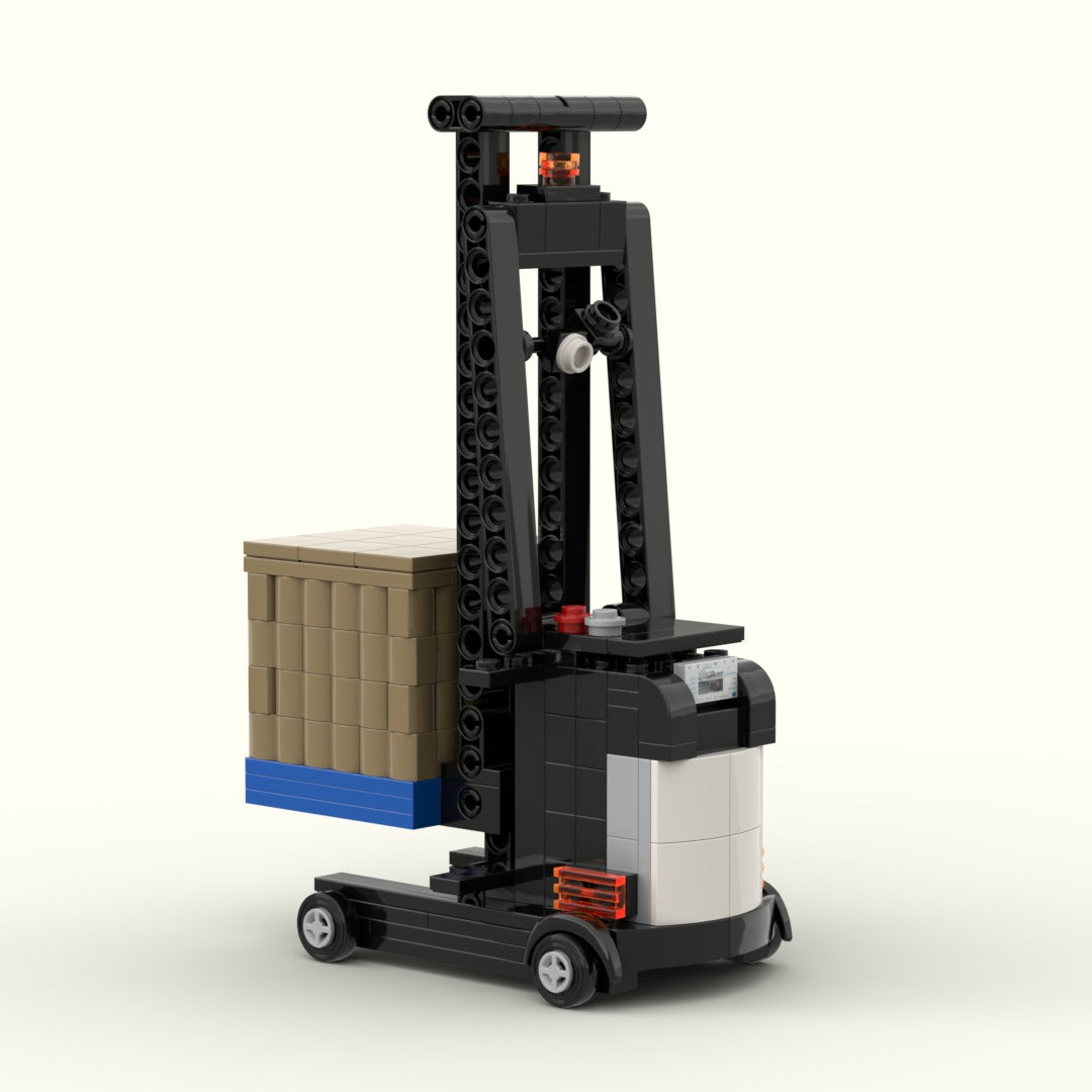 DHL autonomous forklift model, render of the model 2