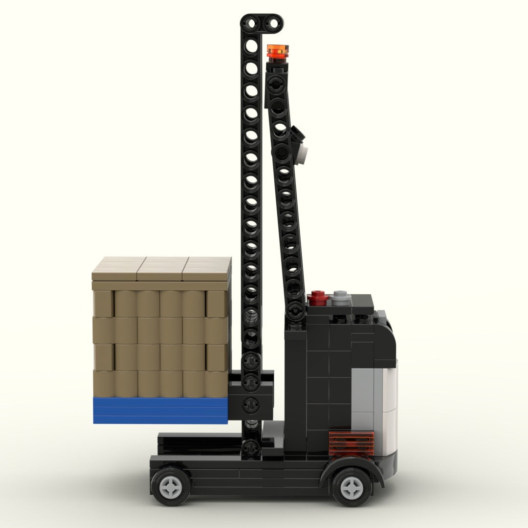 DHL autonomous forklift model, render of the model 3