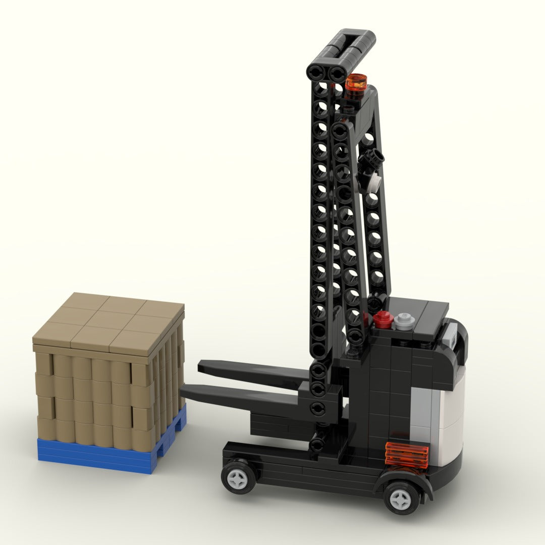 DHL autonomous forklift model, render of the model 4