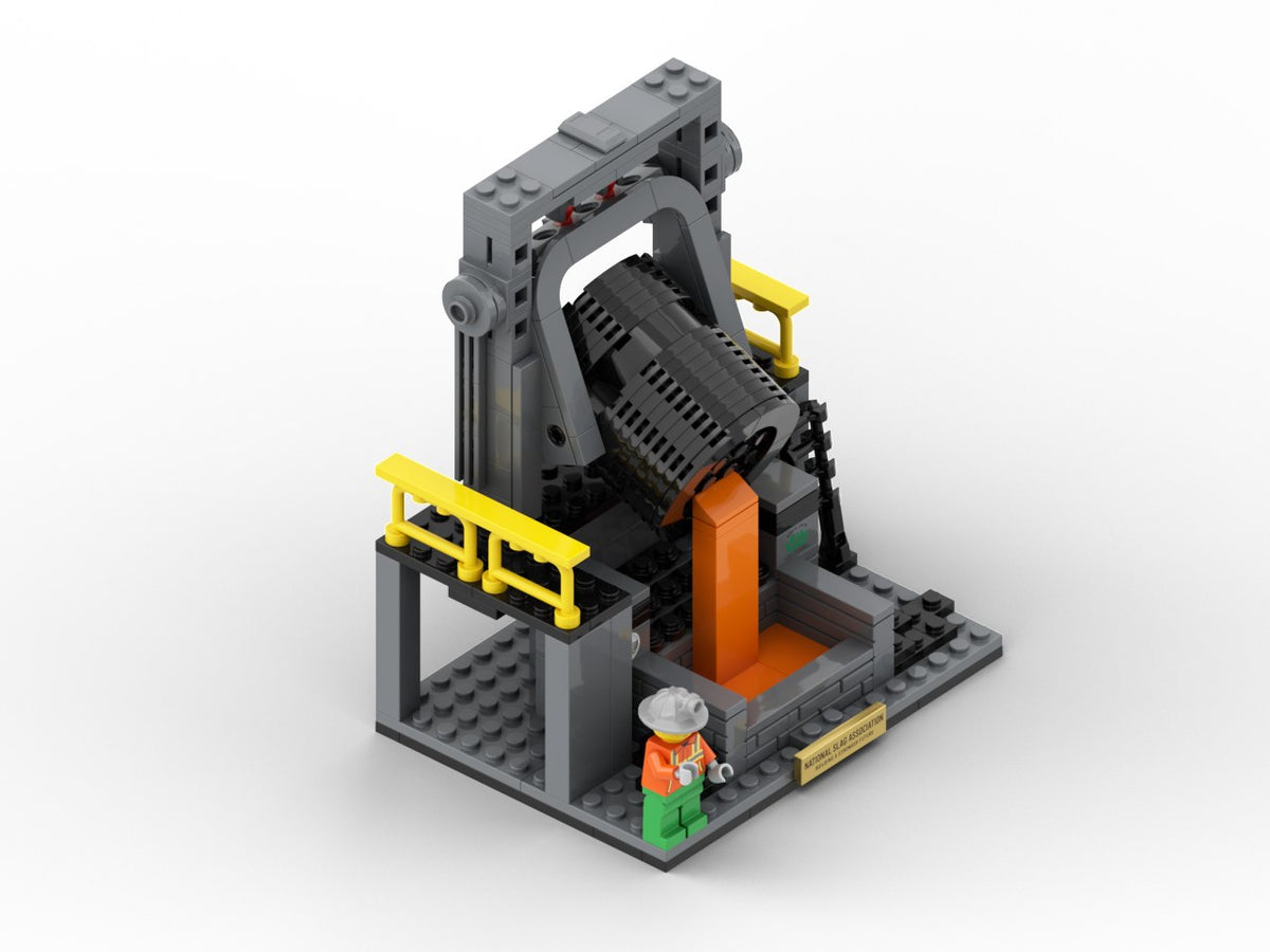 Edw. C. Levy Co. Slag Pot Kit, render of the model