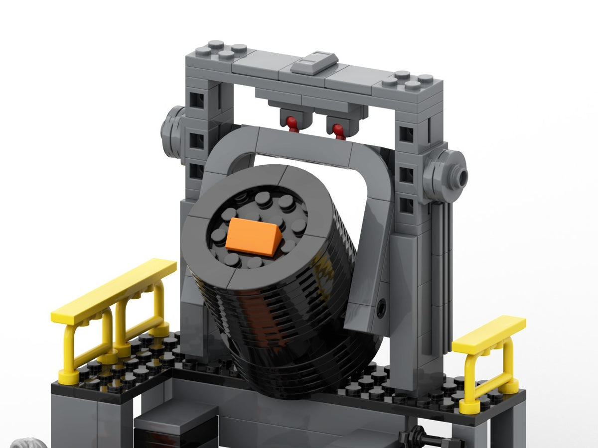 Edw. C. Levy Co. Slag Pot Kit, render of the model