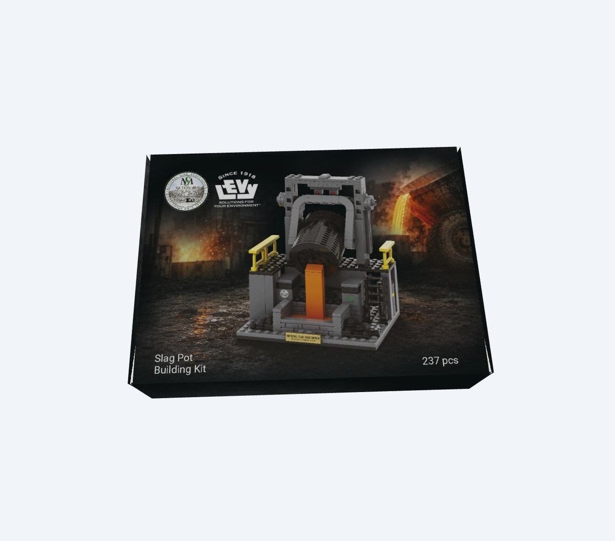 Edw. C. Levy Co. Slag Pot Kit, the custom box