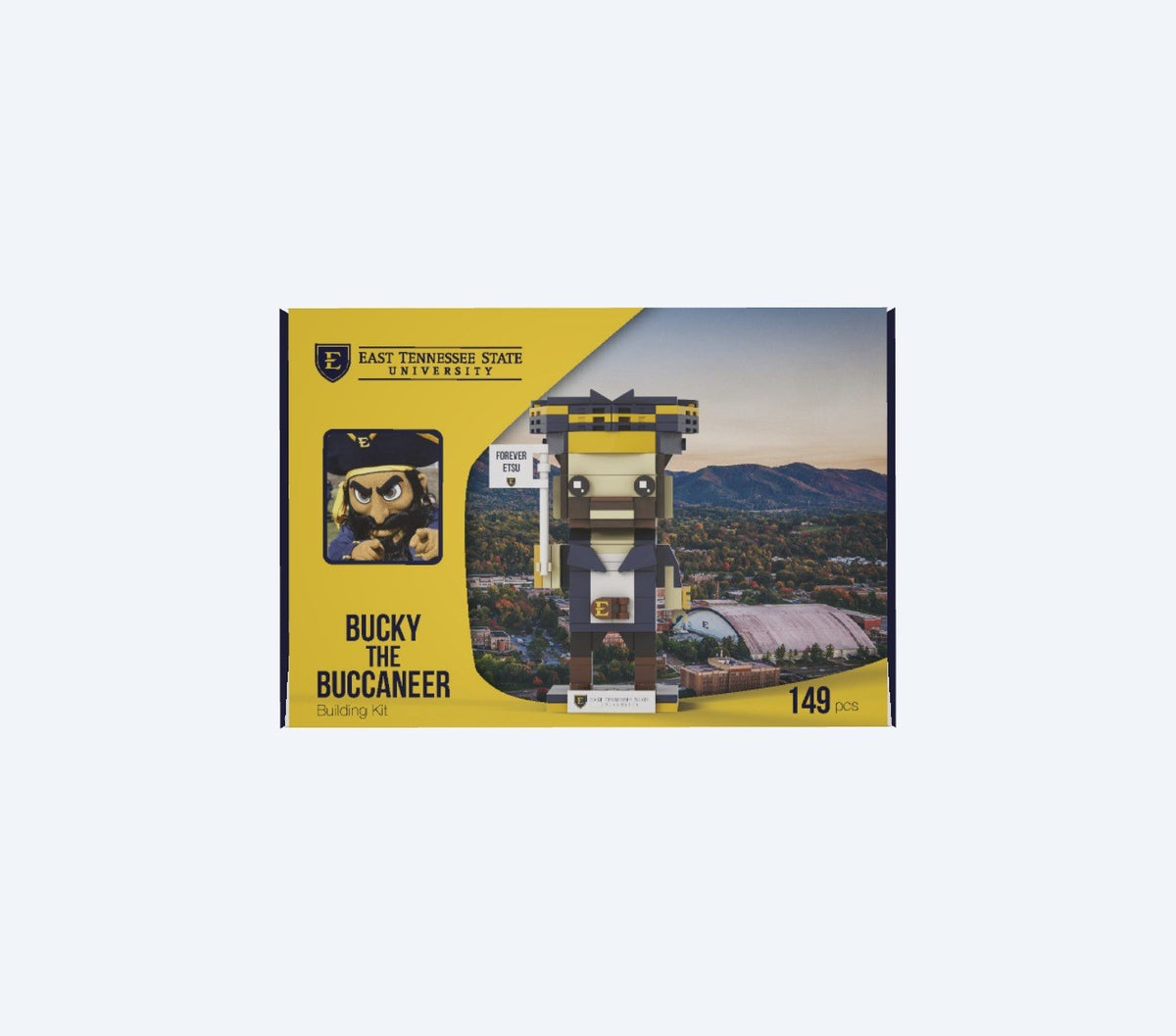 ETSU Bucky the Buccaneer Kit, the custom box