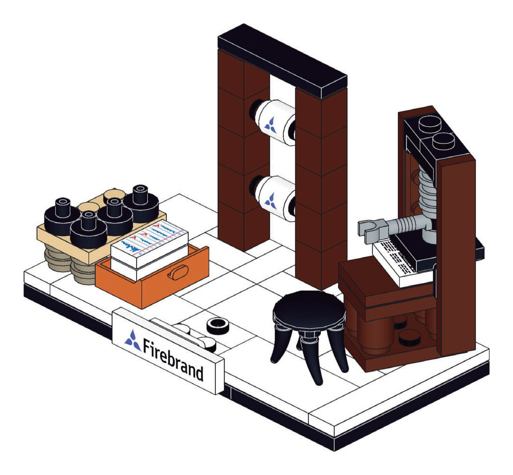 Firebrand Printing Diorama-Bausatz, Projektdetail