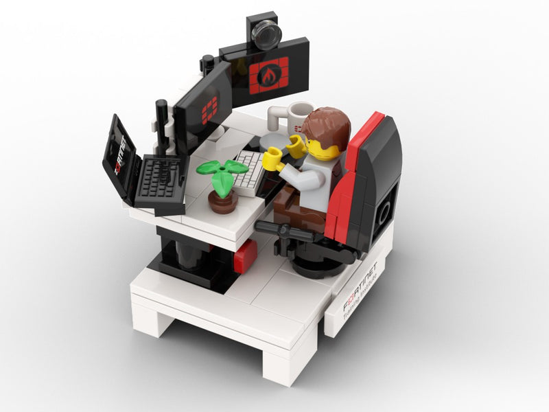 Fortinet Cyberstation Kit, render of the model