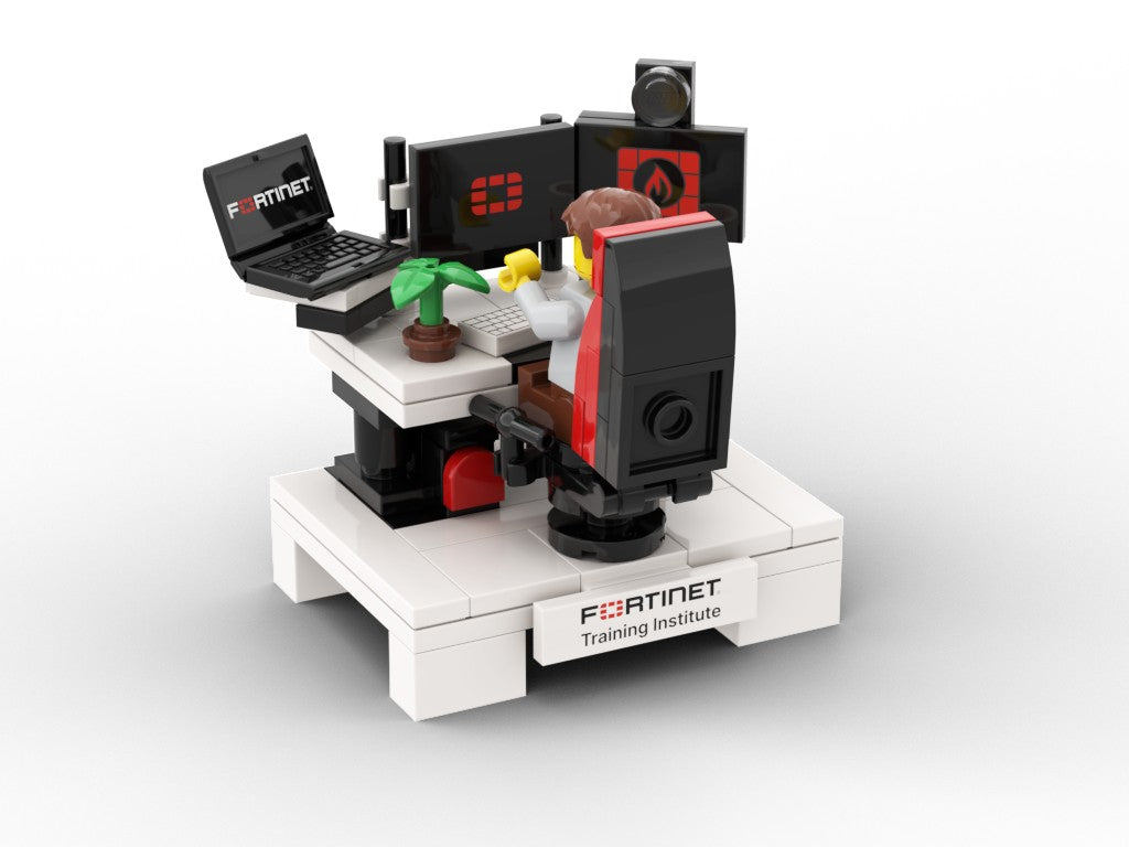 Fortinet Cyberstation Kit, render of the model