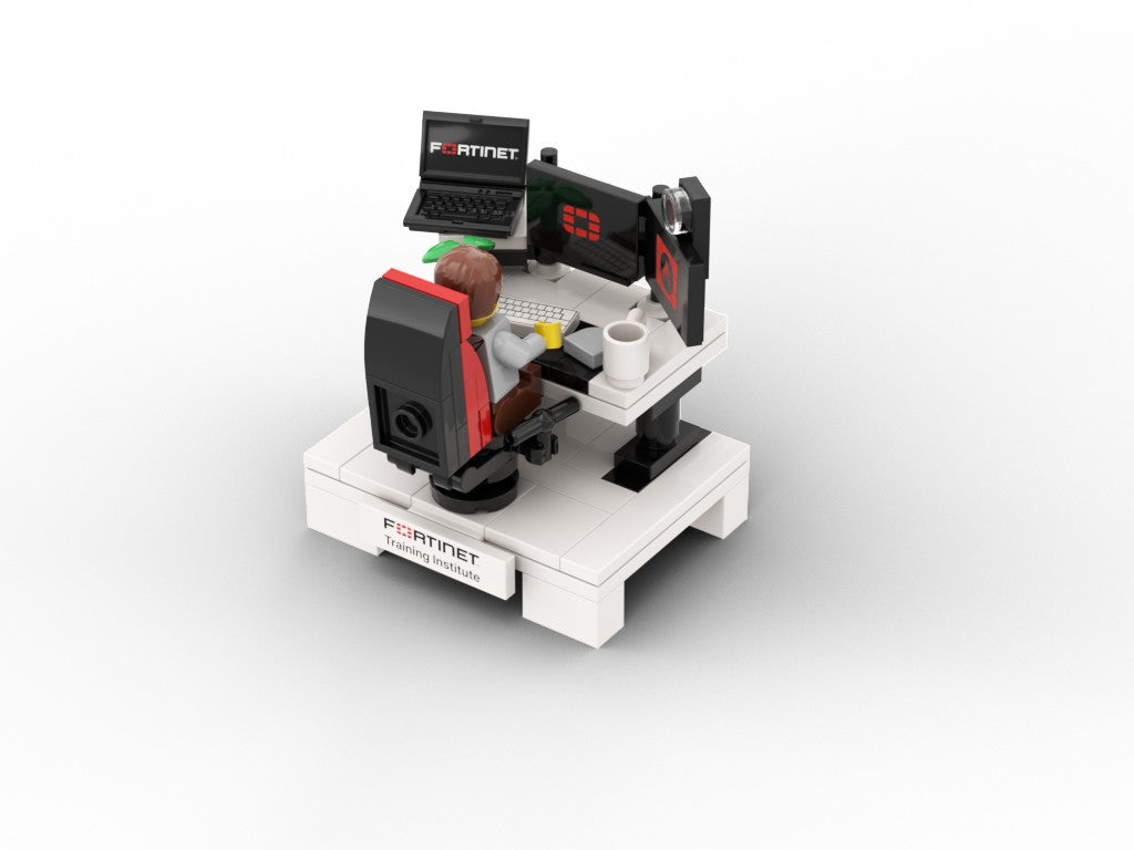 Fortinet Cyberstation Kit, render of the model
