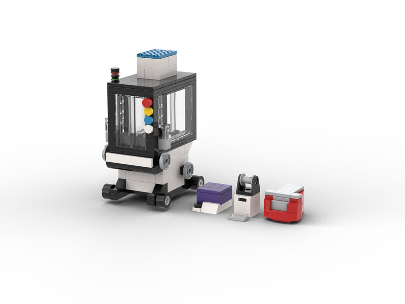 Ginkgo Bioworks E15 Reconfigurable Automation Cart Kit, render of the model