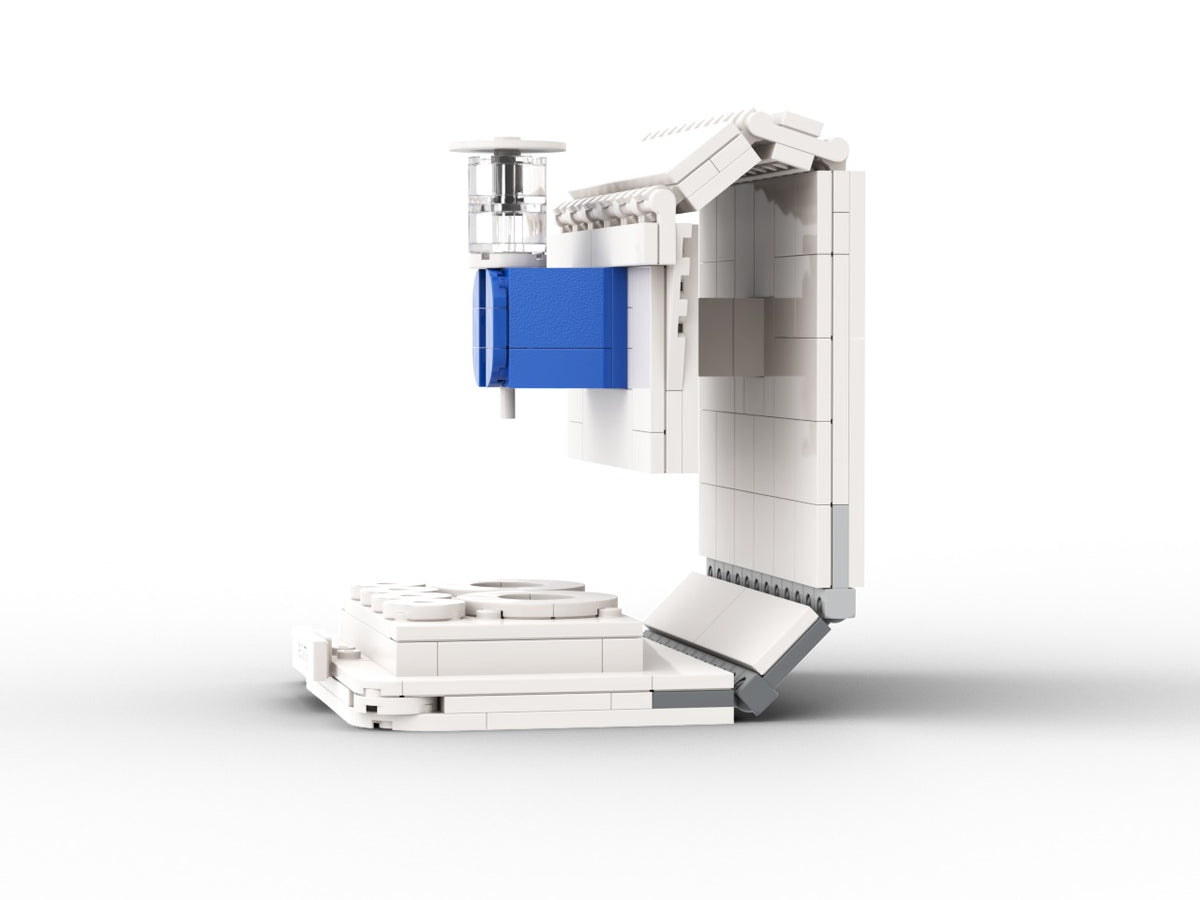 Hanna, view of the custom brick model
