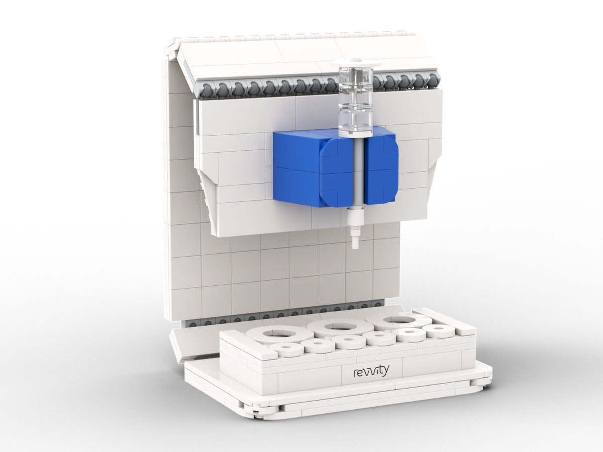 Hanna, view of the custom brick model