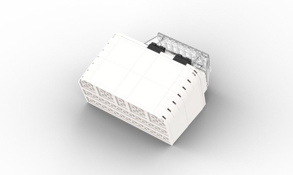 OMNI, view of the custom brick model