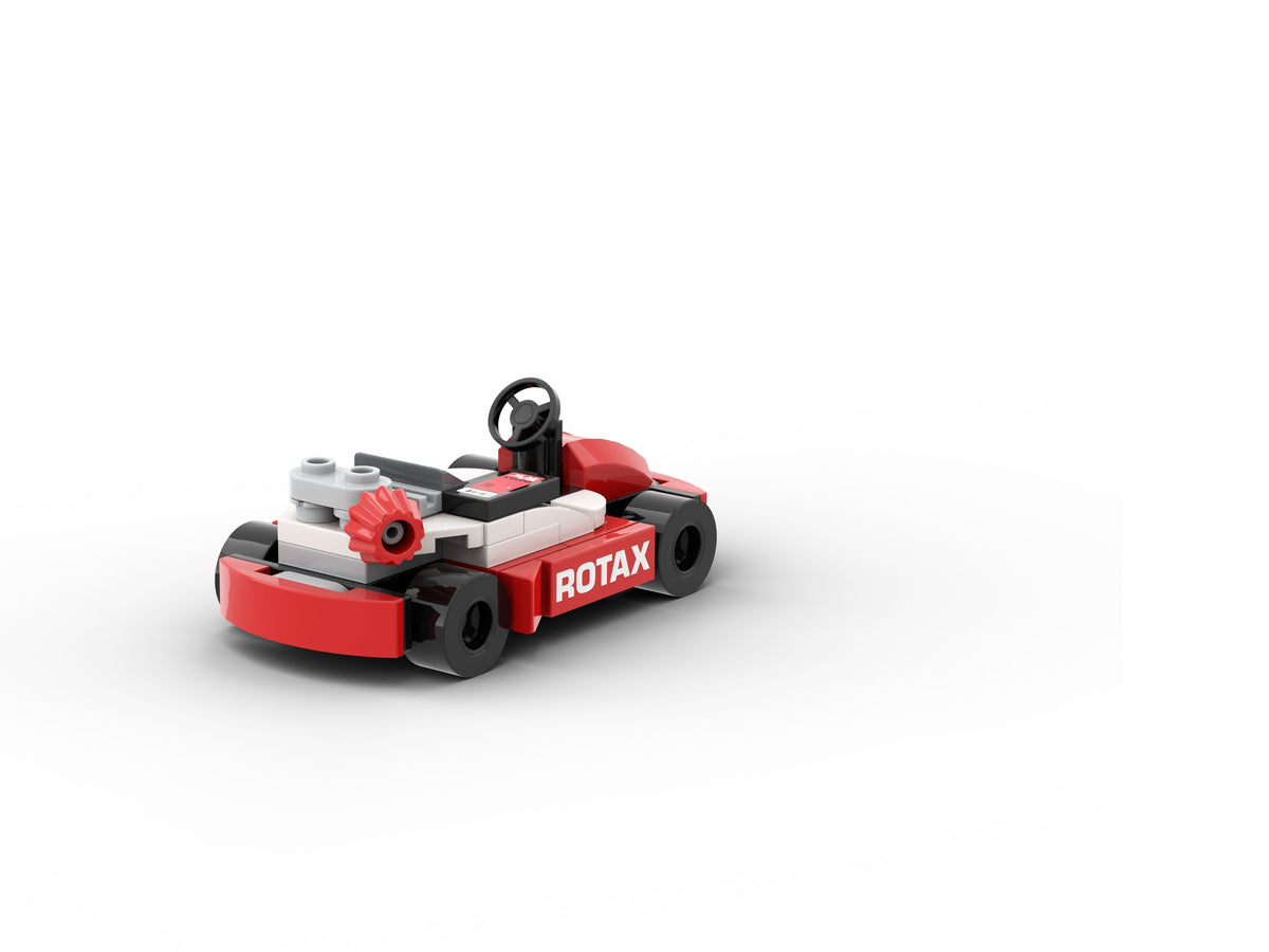 Rotax TRAX Kart Kit, rear render of the kart without a driver