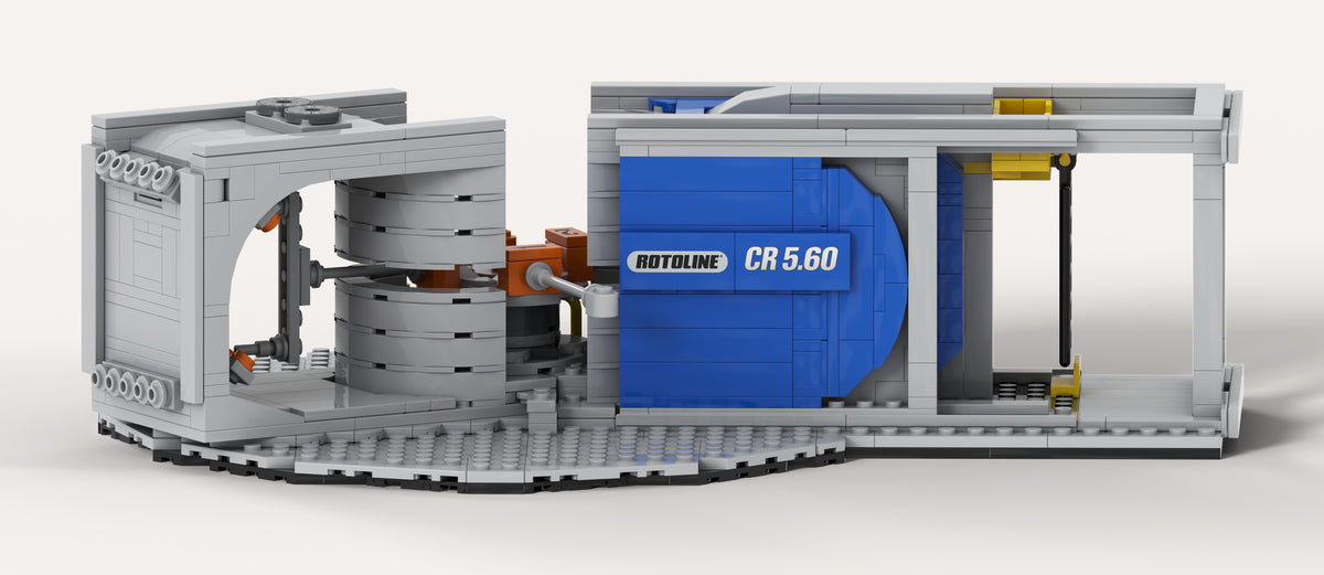 Rotoline CR5.60 Building Kit, render showing the opposite side of the machine