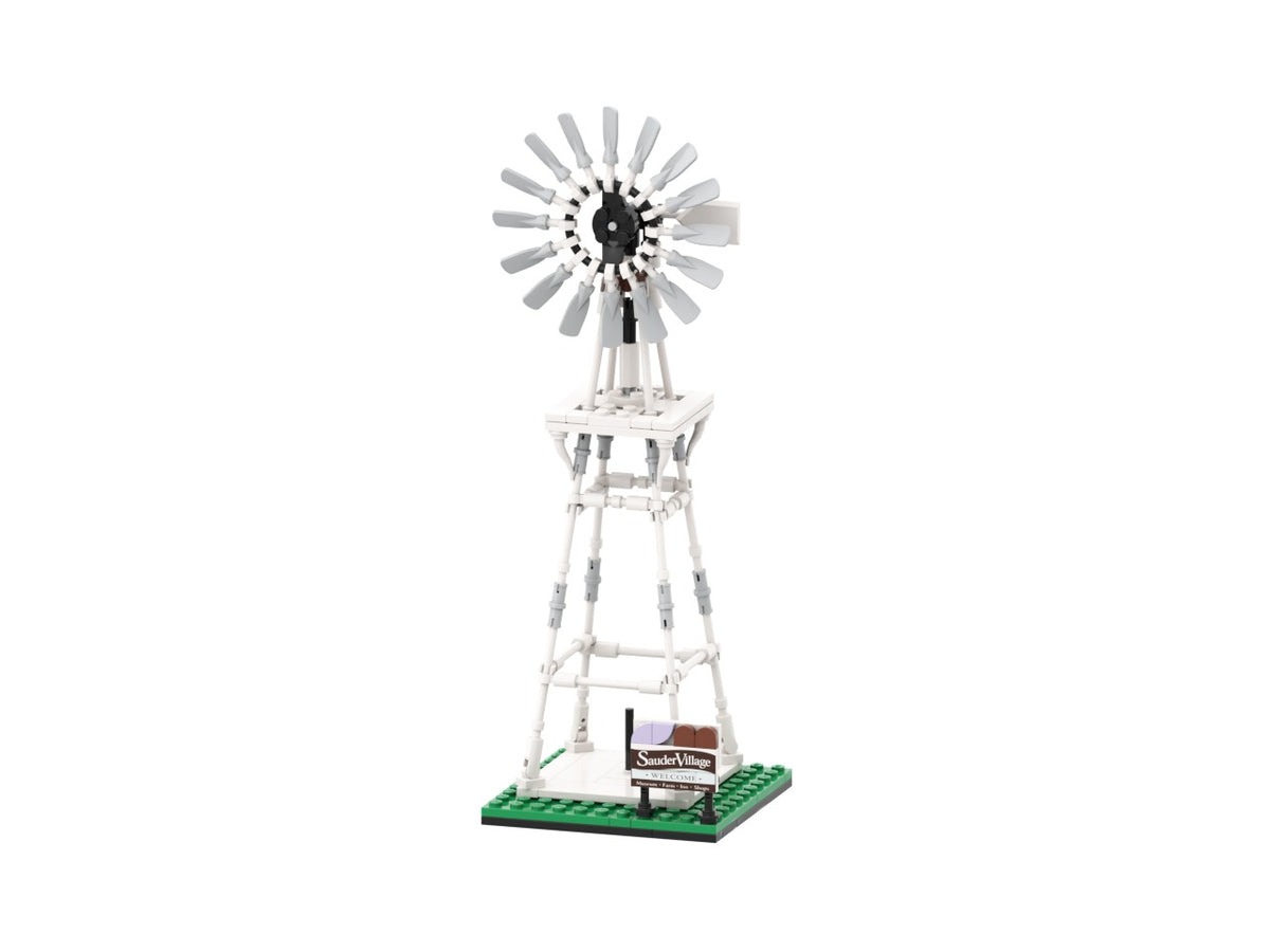 Molino, view of the custom brick model