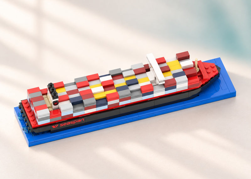 Bausatz mit dem Containerschiff von Seaspan