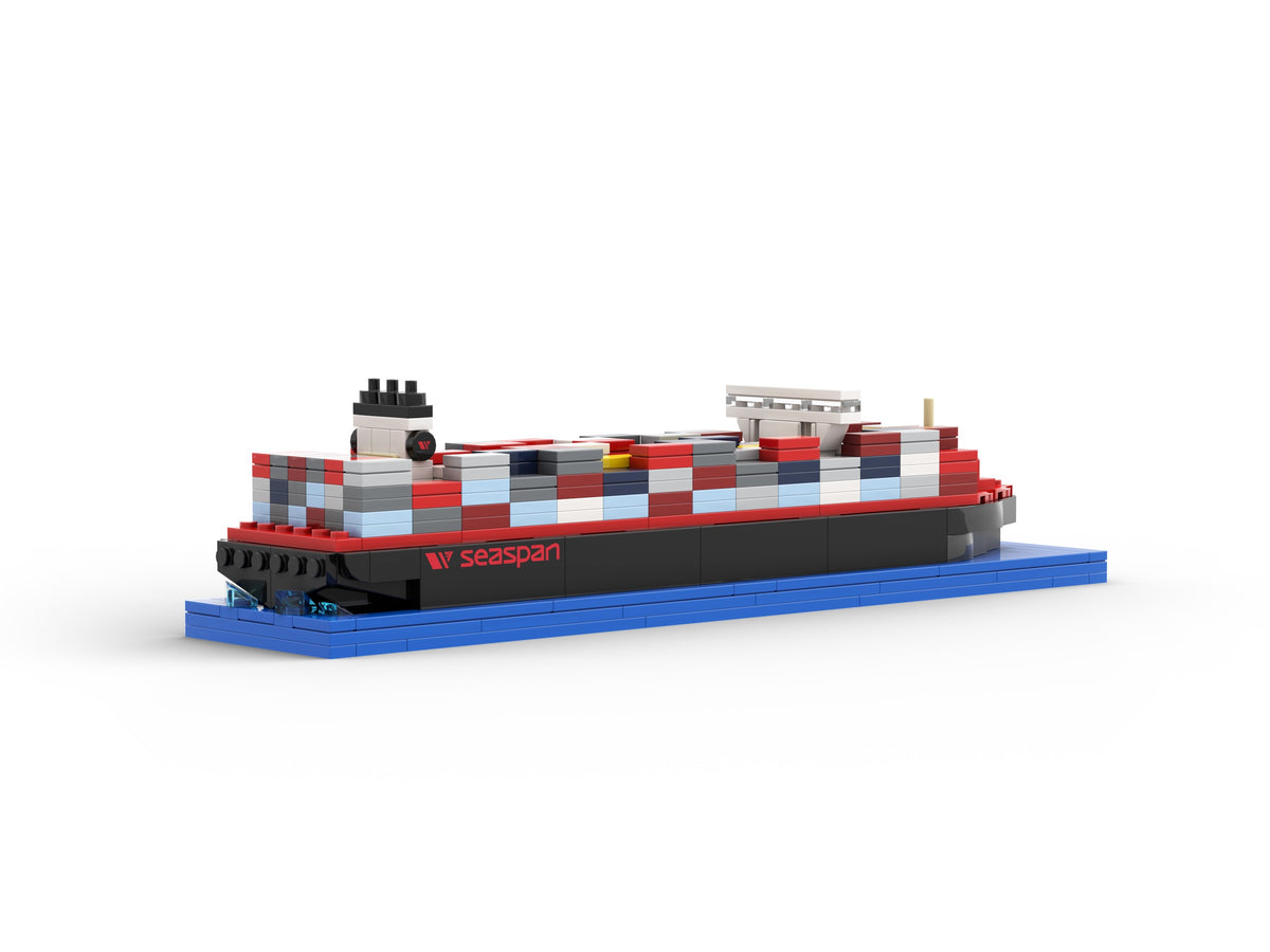 Bausatz mit dem Containerschiff von Seaspan, Projektdetail