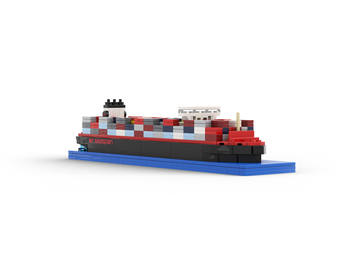 Bausatz mit dem Containerschiff von Seaspan, Projektdetail