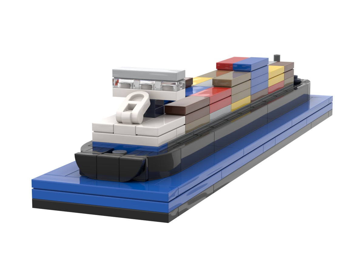 Oural, view of the custom brick model