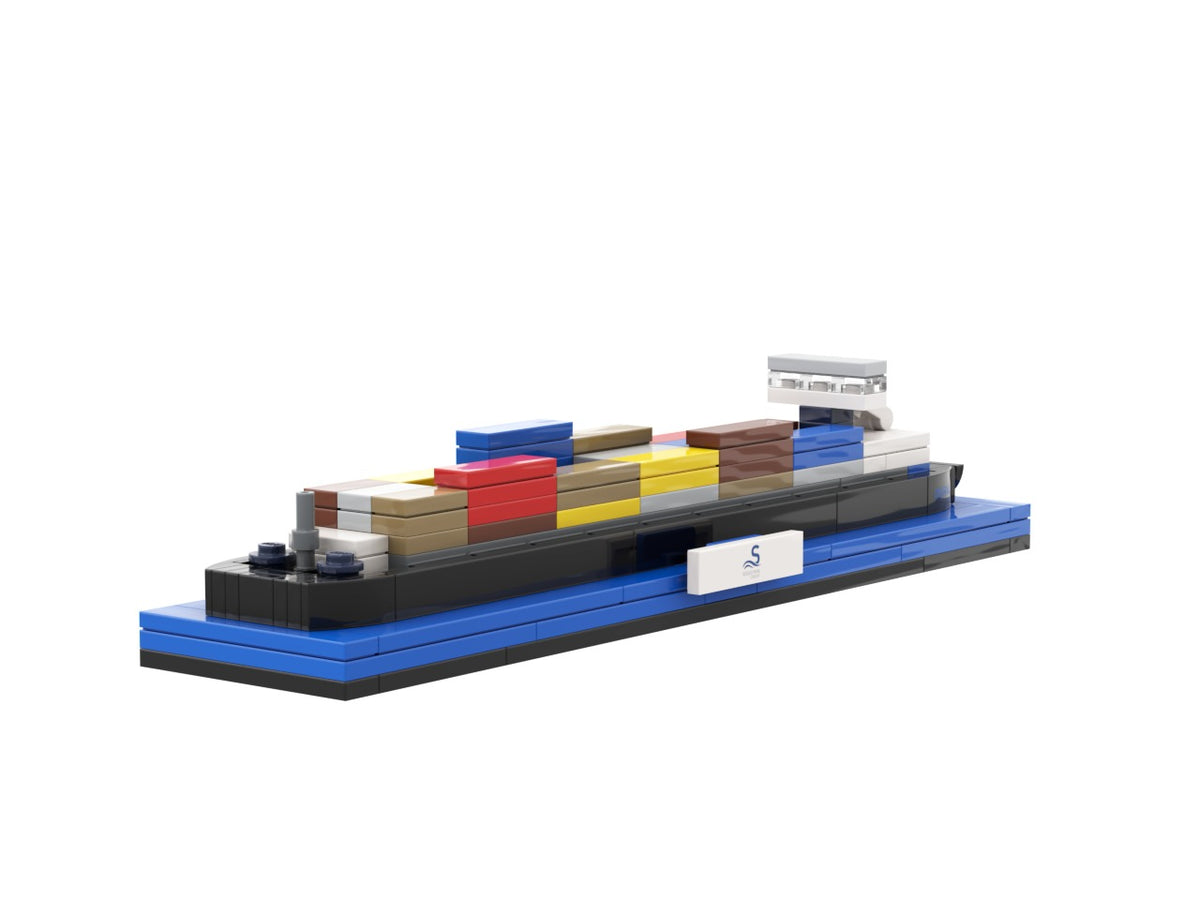Oural, view of the custom brick model