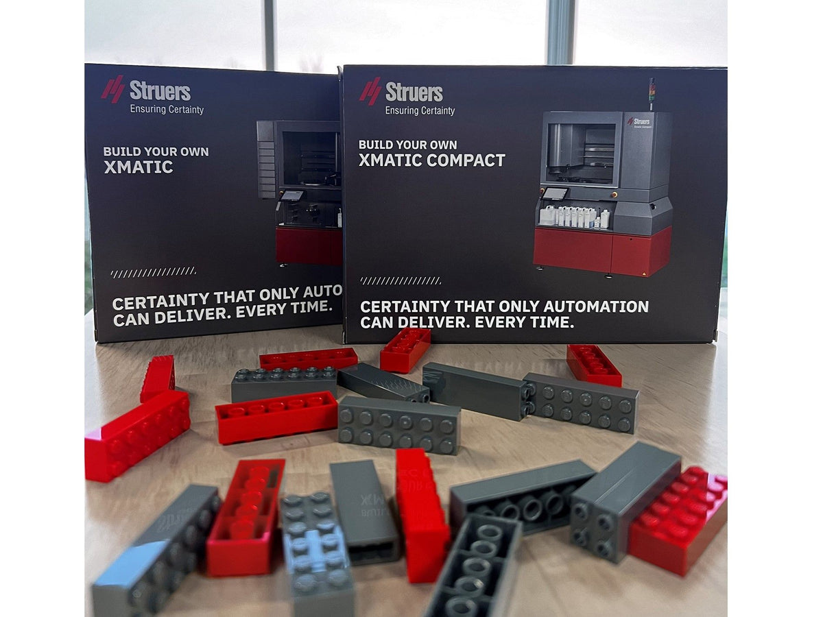 Struers Xmatic and Xmatic Compact Kits, the custom boxes and loose parts