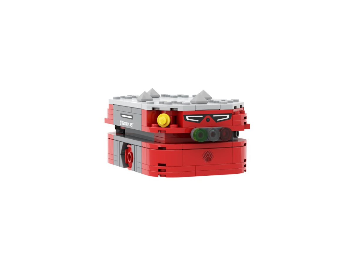 Voyager, view of the custom brick model