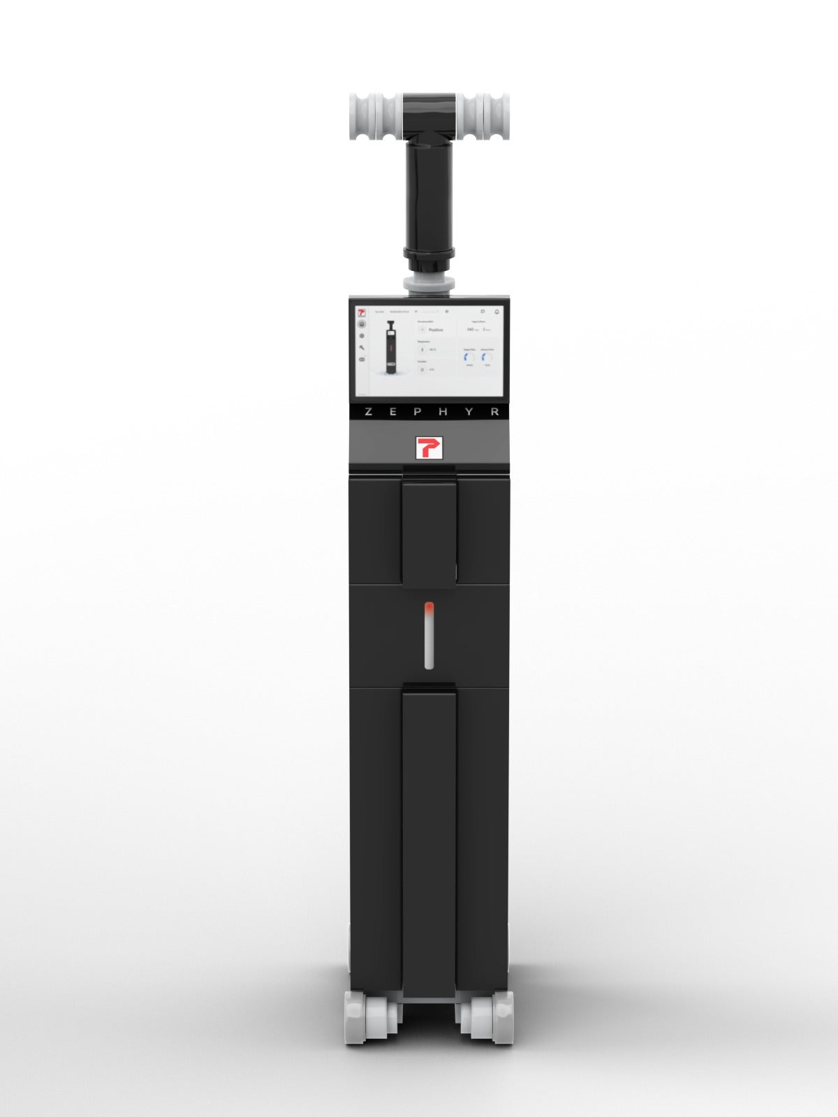 Emerald IVC y Zephyr AHU, view of the custom brick model