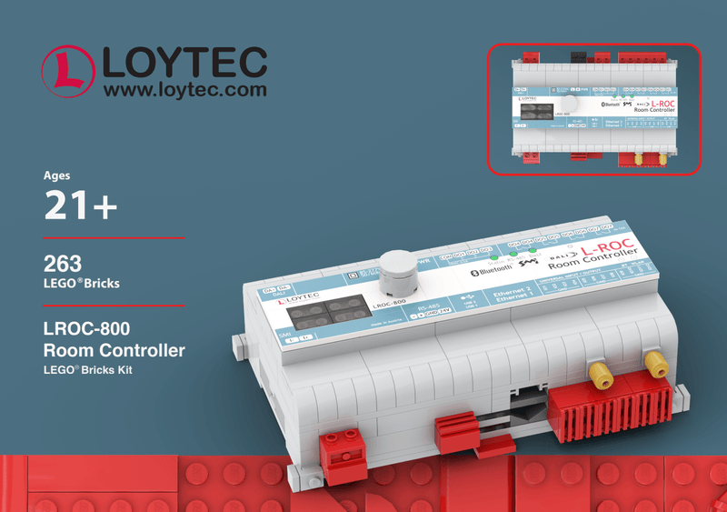 LOYTEC LROC-800 Room Controller Kit