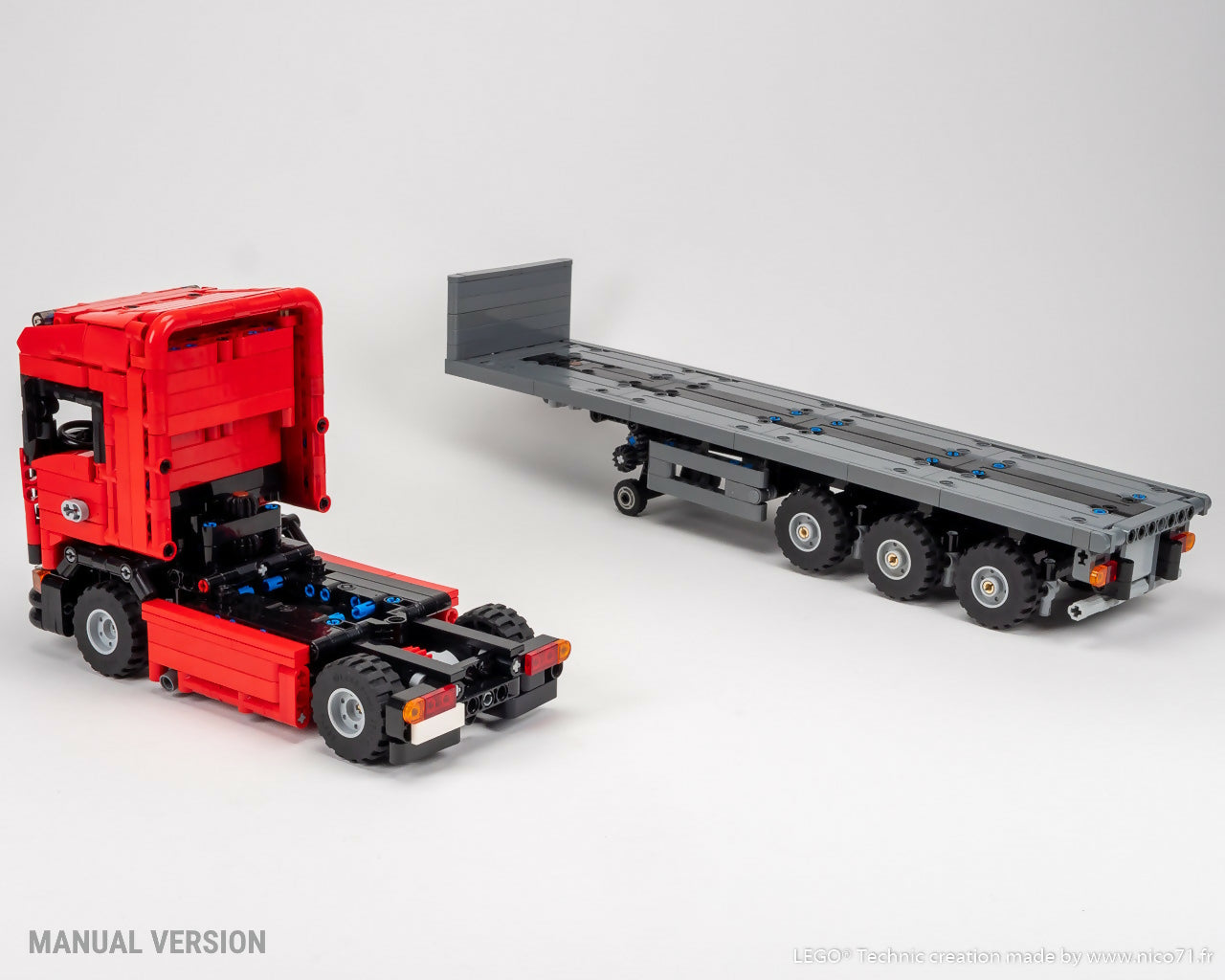 Euro-Truck and Steering Axle Trailer