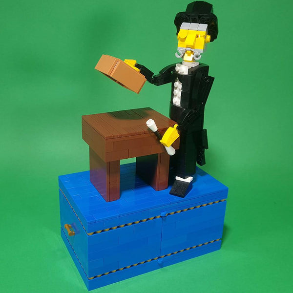 Coin Bank Magician, by TonyFlow76 - BuildaMOC