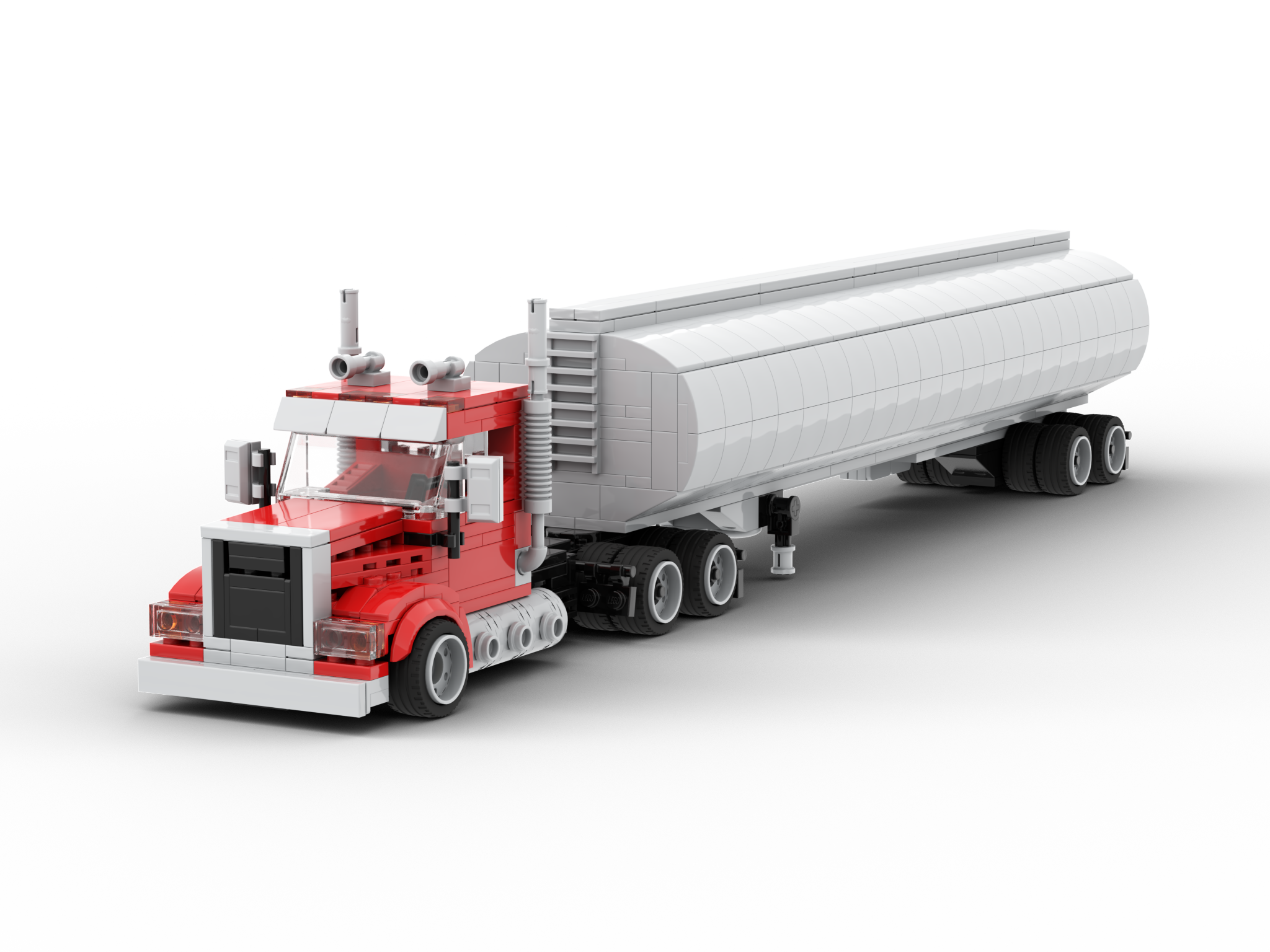 Red Tanker Truck
