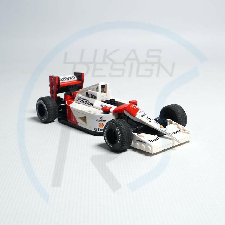 McLaren MP 4/6 1:24 scale - BuildaMOC