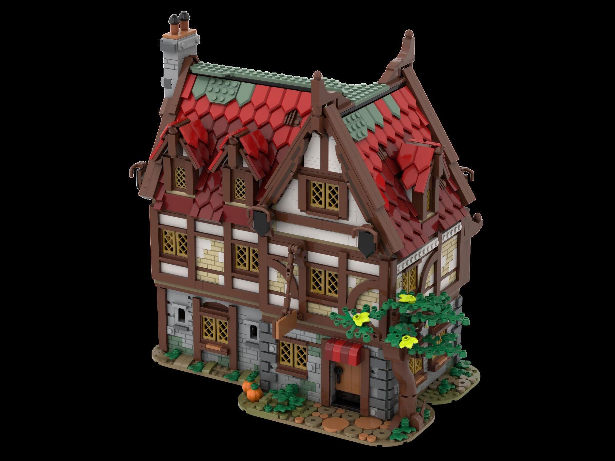 Medieval Tavern & Inn - BuildaMOC