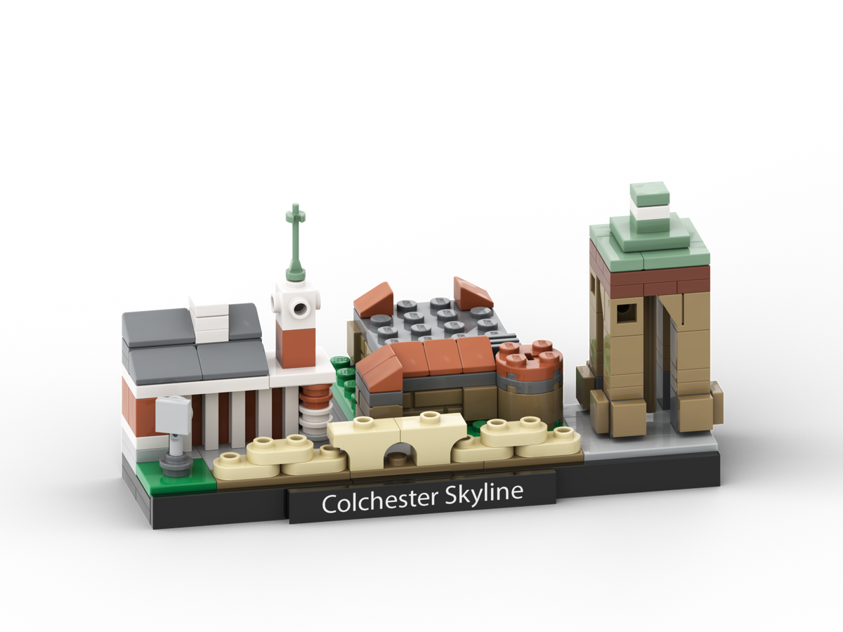 Maqueta del horizonte de Colchester