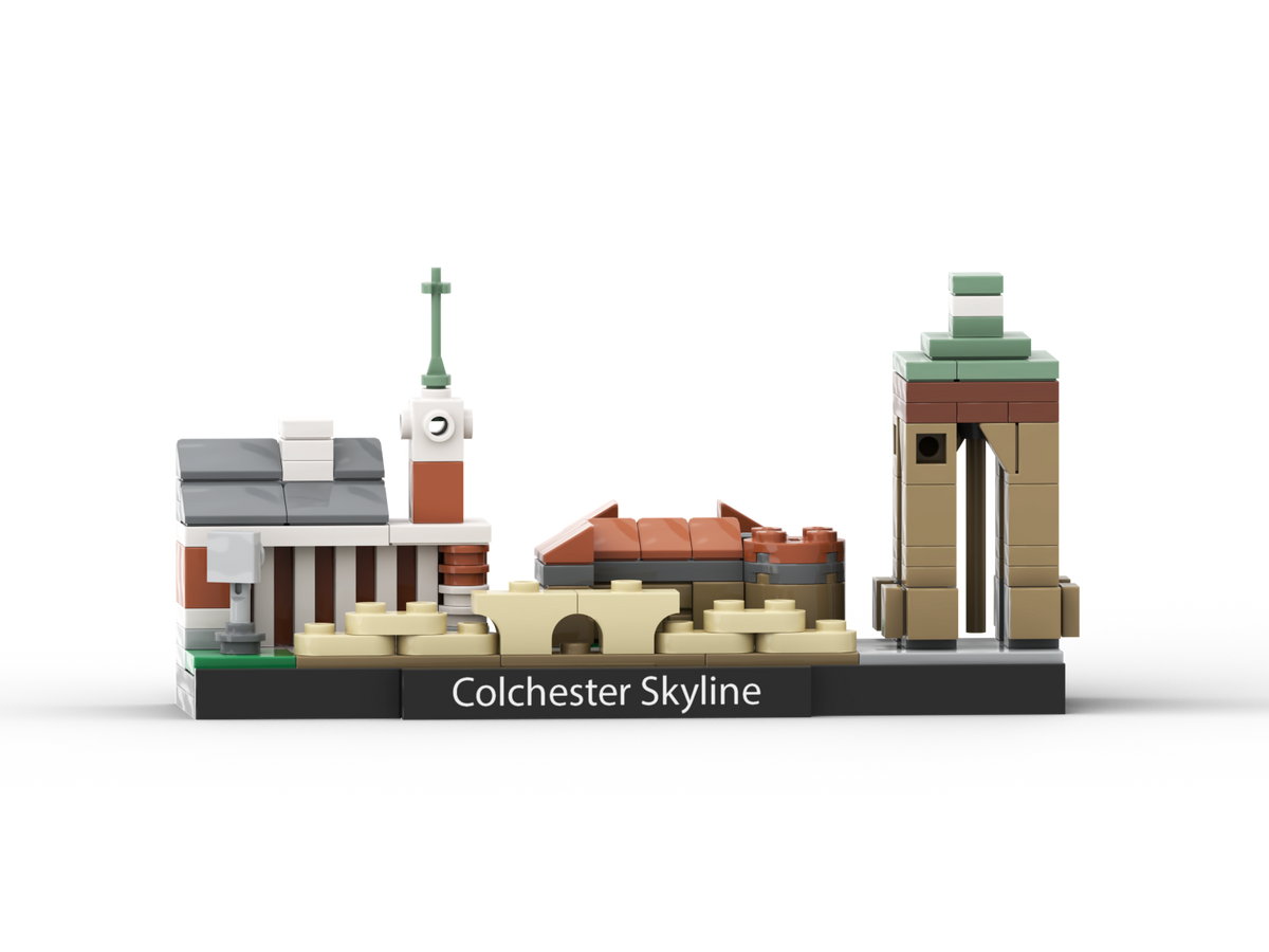 Maqueta del horizonte de Colchester