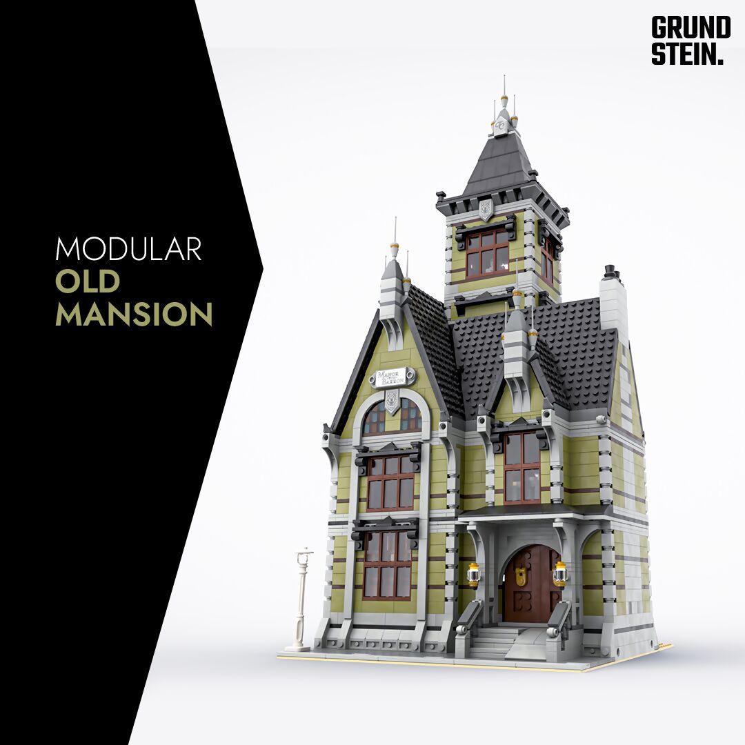 Old Mansion- Haunted House Modular - BuildaMOC