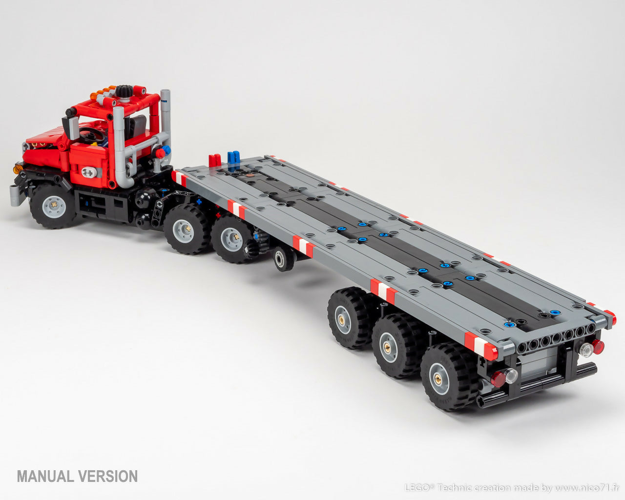Heavy-Duty Truck and Steering Axle Trailer