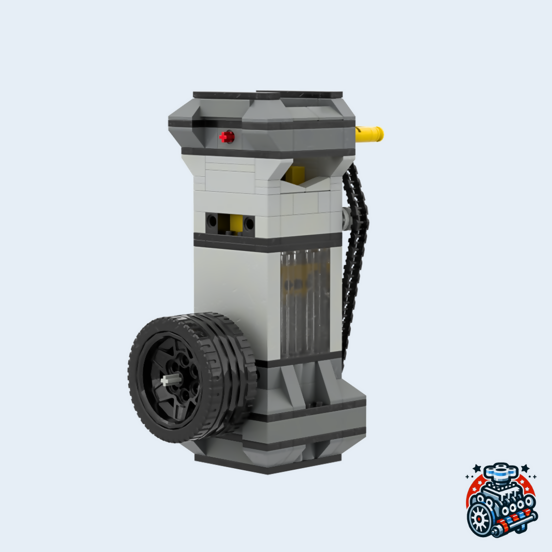 DOHC Single Cylinder Vacuum Engine