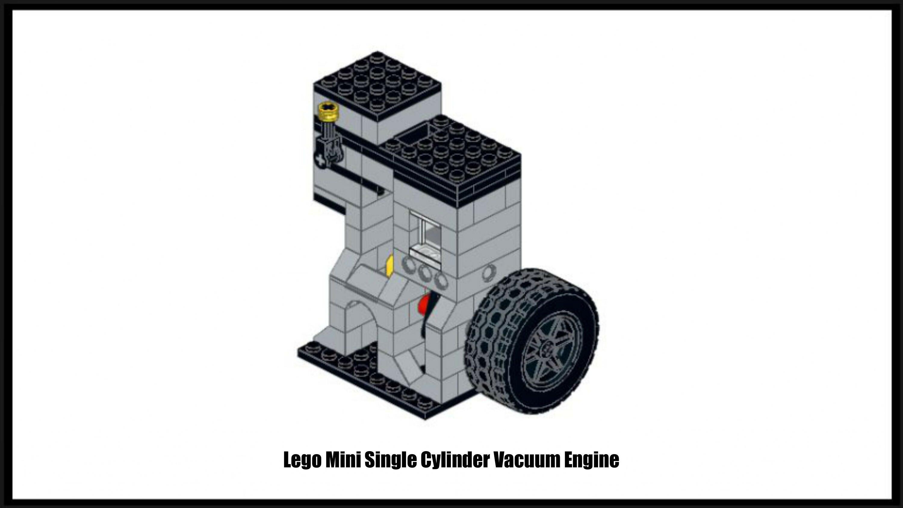 Mini Single Cyl Vacuum Engine - BuildaMOC